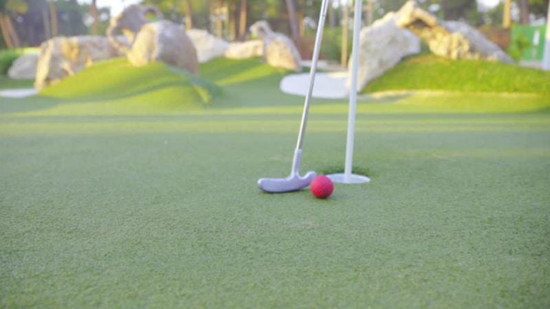 Miniature golf is making a come-back! Give this awesome 18-hole mini golf course your best shot.